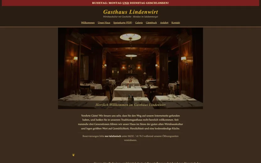Gasthaus — Vorher