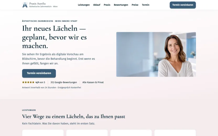 Zahnarztpraxis — Nachher